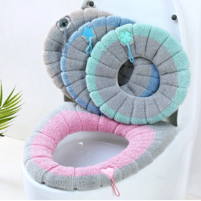 Toilet Seat Cover Mat, Winter Warm Toilet Seat Cover Mat