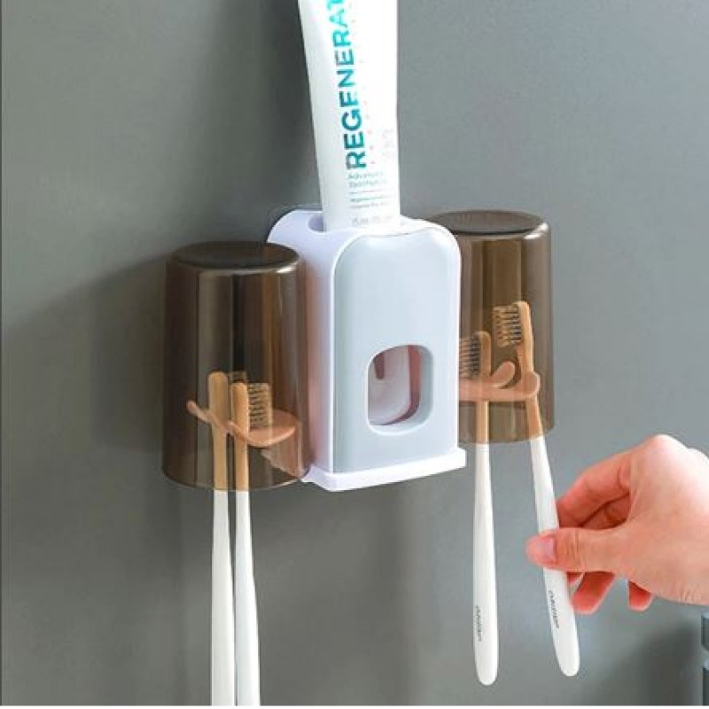 Automatic Toothpaste Squeezer Holder, Wall Mount Bathroom Accessories