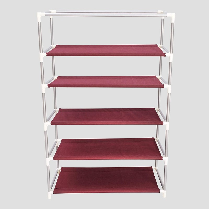 Shoe Rack & Wardrobe 5 layers Portable Shoe Rack