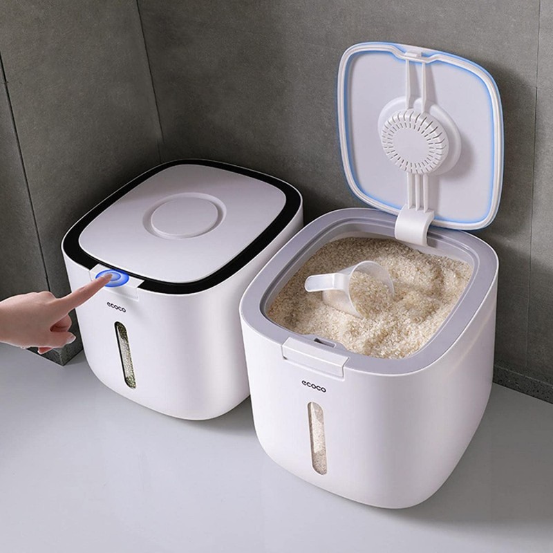 5kg - Moisture-Proof Rice Storage Box, Nano Bucket for Kitchen Container