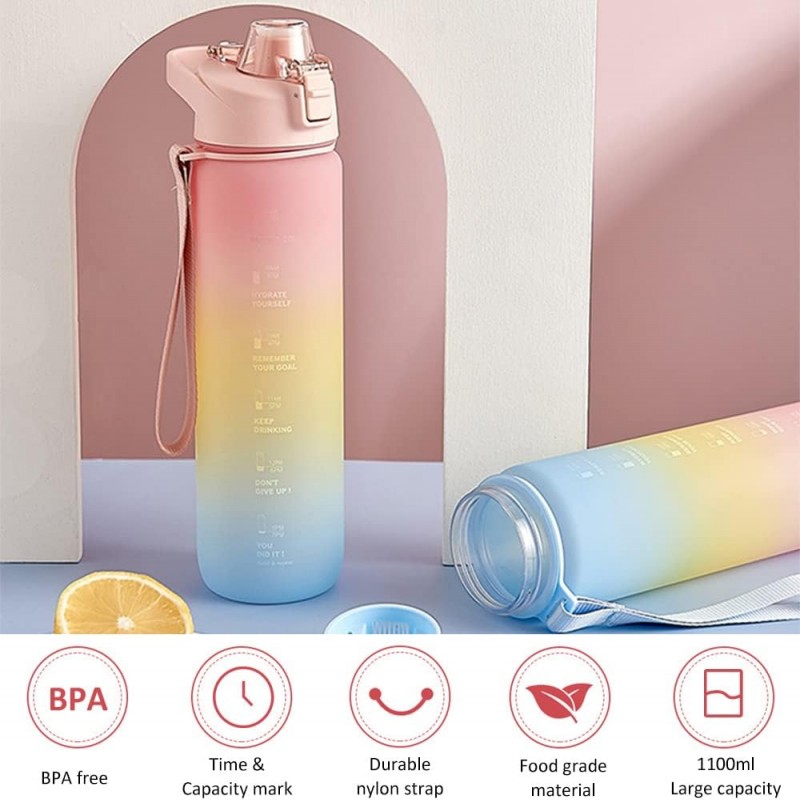 Sports Water Bottle with Time Marker - NY-Store 