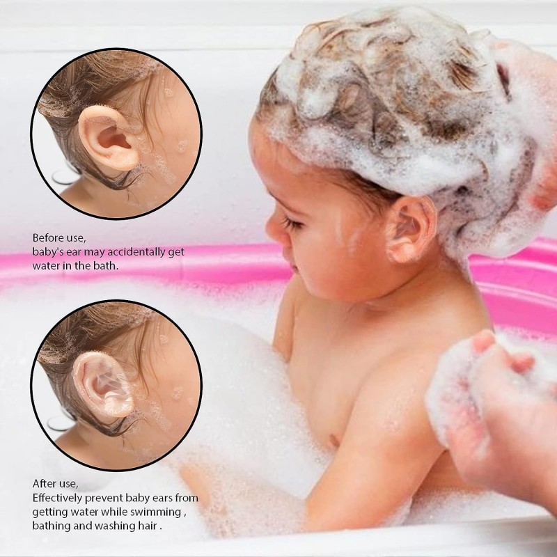 30pcs Baby Waterproof Ear Patch Stickers Ear Protector Swimming Bath Shampoo