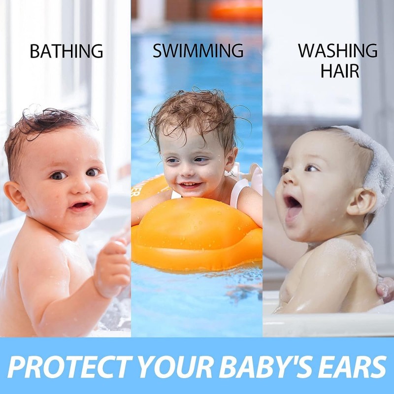 30pcs Baby Waterproof Ear Patch Stickers Ear Protector Swimming Bath Shampoo
