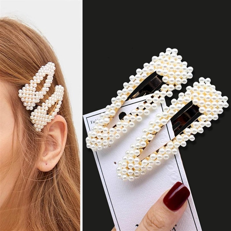 Wholesale Fashion pearl bow women top clip hair accessories girls trendy hair  clips From m.alibaba.com