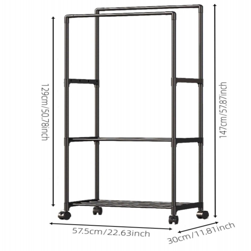 Iron Clothes Drying Rack Multifunction Clothes Drying Rack