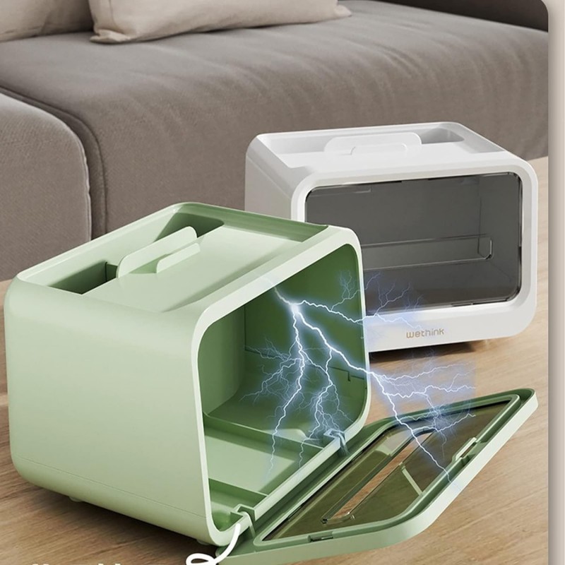 Tissue Box Holder with Stationery Remote Control Box - NY-Store 