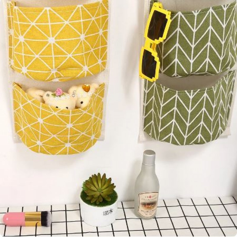 1pc Hanging Pockets Organizer Over The Door, Storage Multi Pocket Bags Hanging Storage Bag