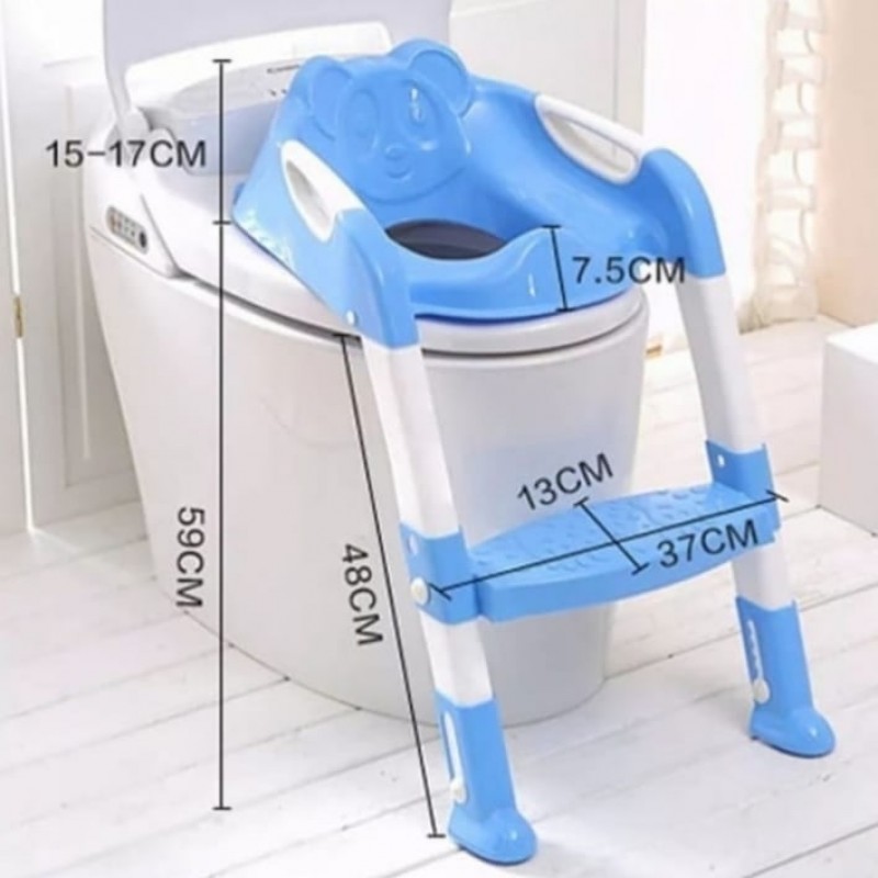 Children's Toilet Ladder Chair Rack Bath Suit - Toilet Trainer Seat ...