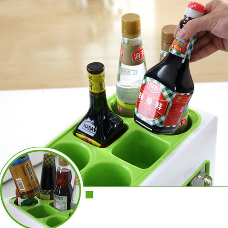 Kitchen Utensils Combination Condiment Storage Box Rack - NY-Store 