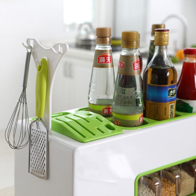 Kitchen Utensils Combination Condiment Storage Box Rack - NY-Store 