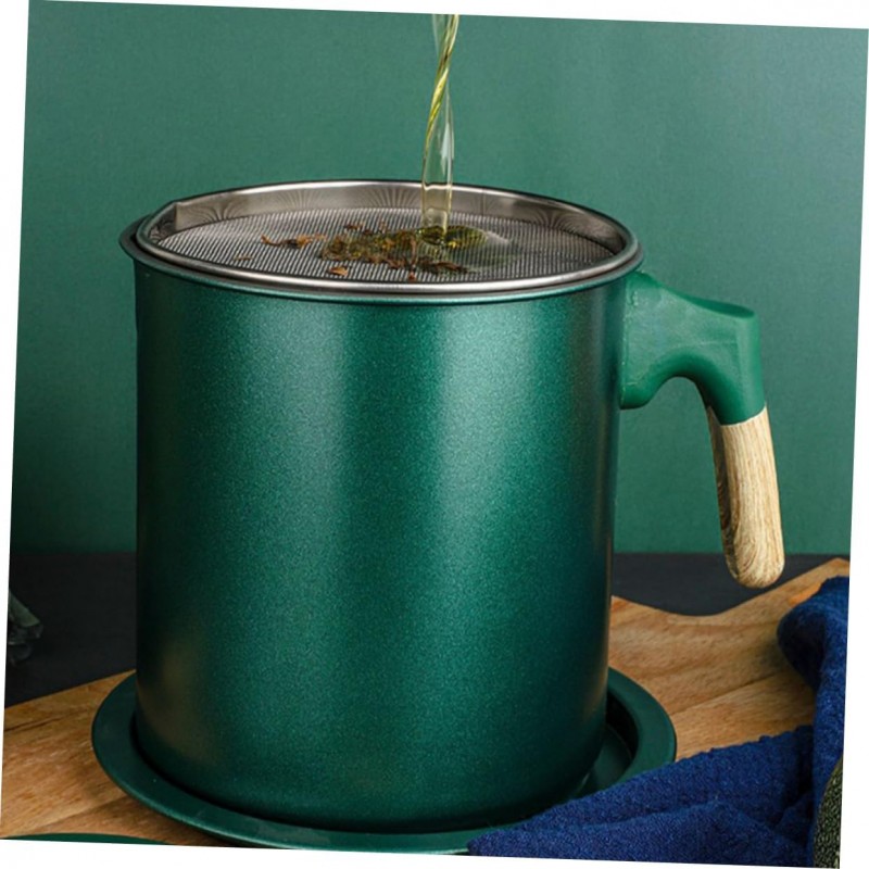 Stainless Steel Oil Storage Strainer Pot Cooking Oil Storage Tank