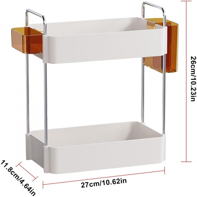 Double Layer Space Saving Desktop Storage Organizer - NY-Store 