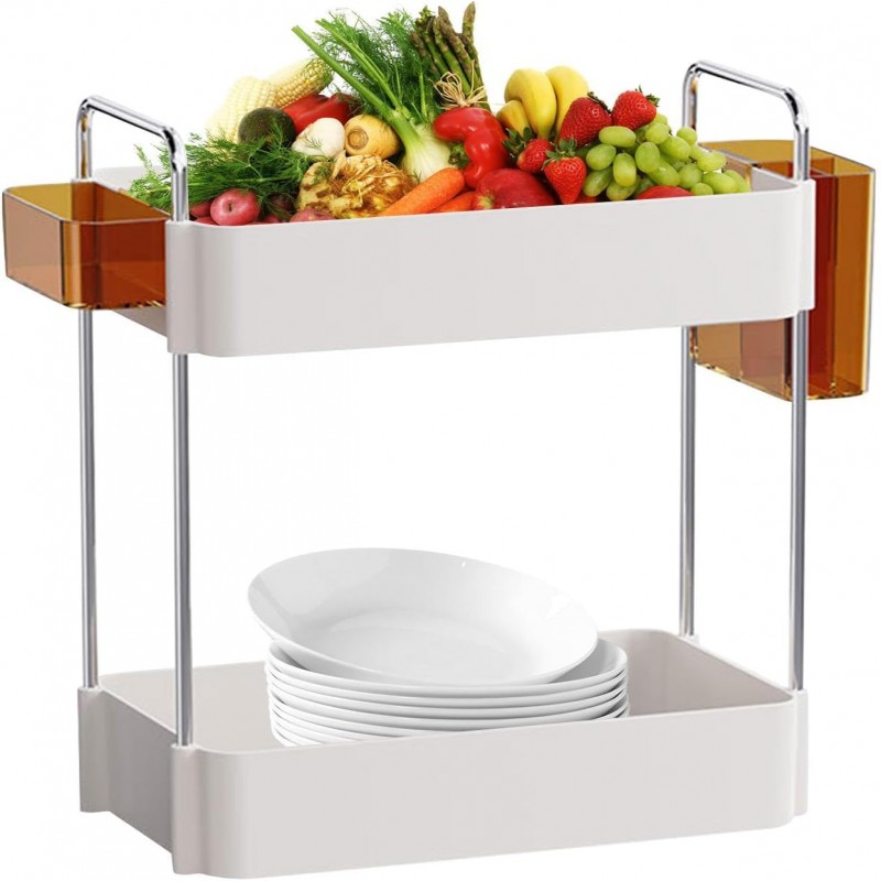 Double Layer Space Saving Desktop Storage Organizer - NY-Store 