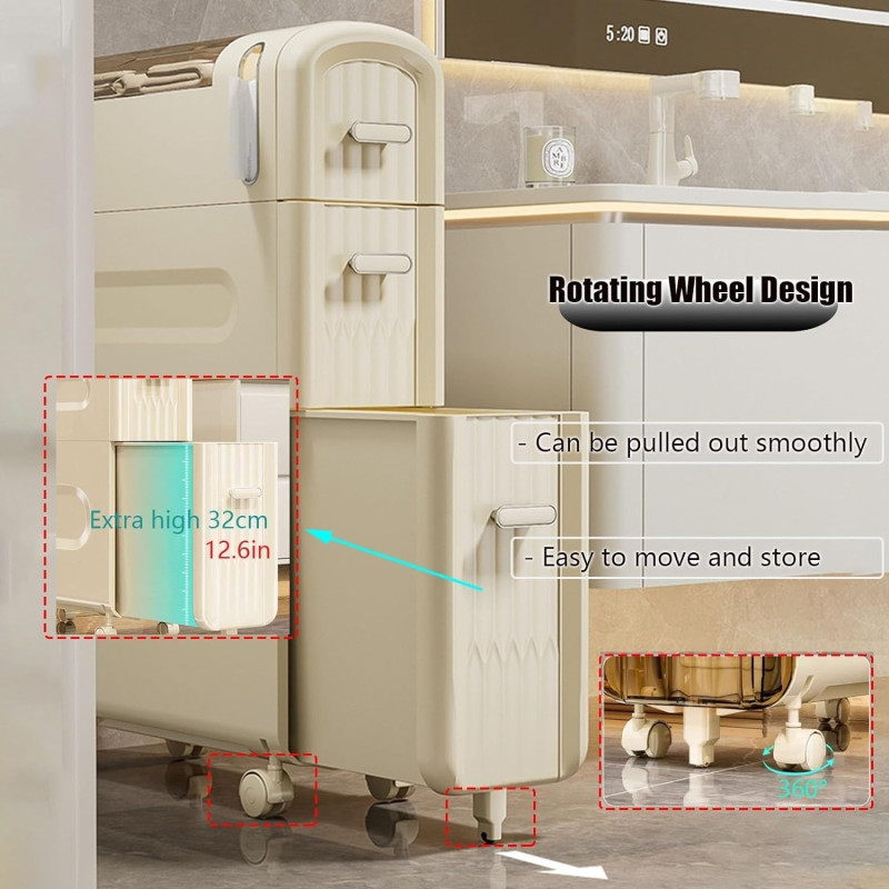 Multifunctional Bathroom Kitchen Organizer Side Corner Unit - NY-Store 