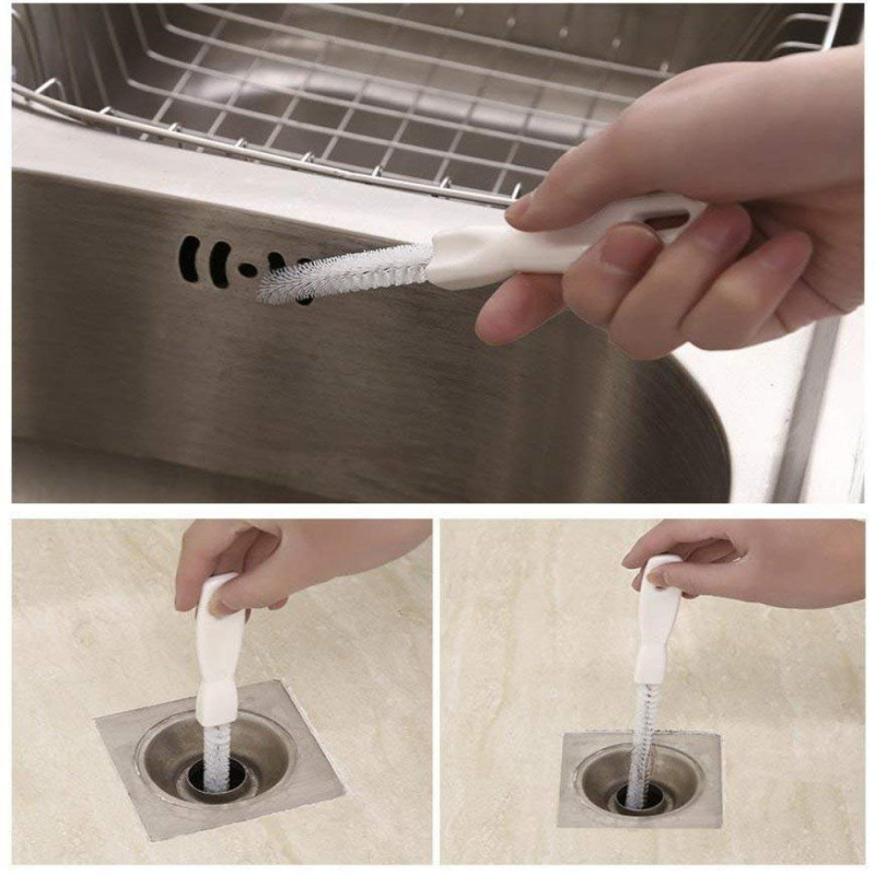 Flexible Sink Brush Water Pipe Drain Dredge Tool Bath Plug Long Hair ...