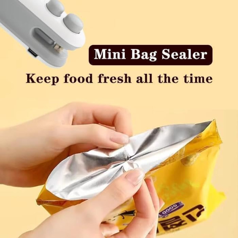 Mini Bag Sealer - 2 In 1 Rechargeable Bag Sealer - NY-Store