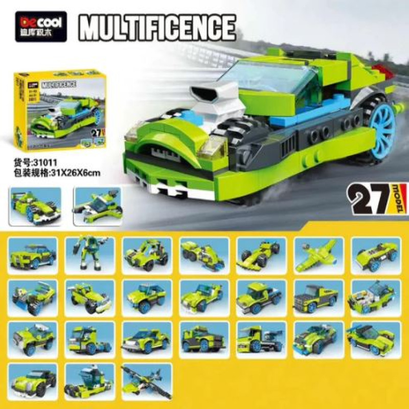 Decool Rocket Rally Car Building Blocks 241 Pieces - NY-Store