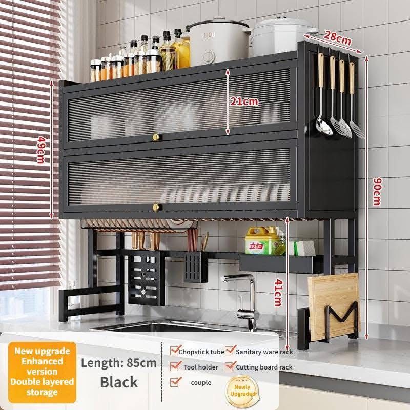 Double Cabin Over the Sink Rack - Kitchen Rack Organizer - NY-Store