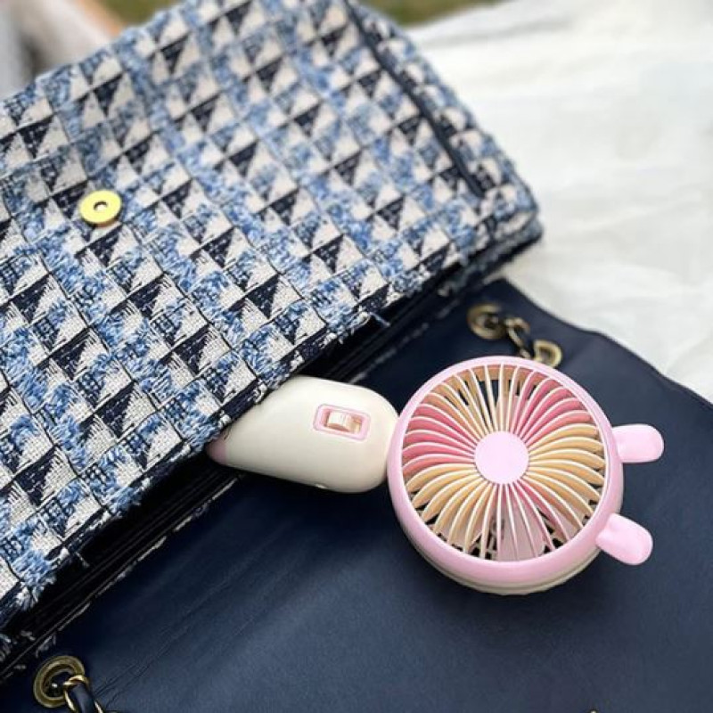 Bunny Ears Mini Handheld Portable Fan