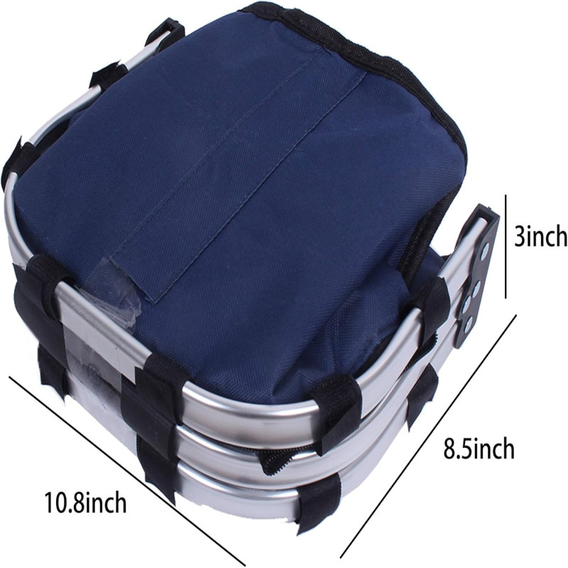 Large Size Picnic Basket Insulated- Strong Aluminum Frame - Waterproof Lining - Take it Camping, Picnicking, Lake Trips, or Family Vacations