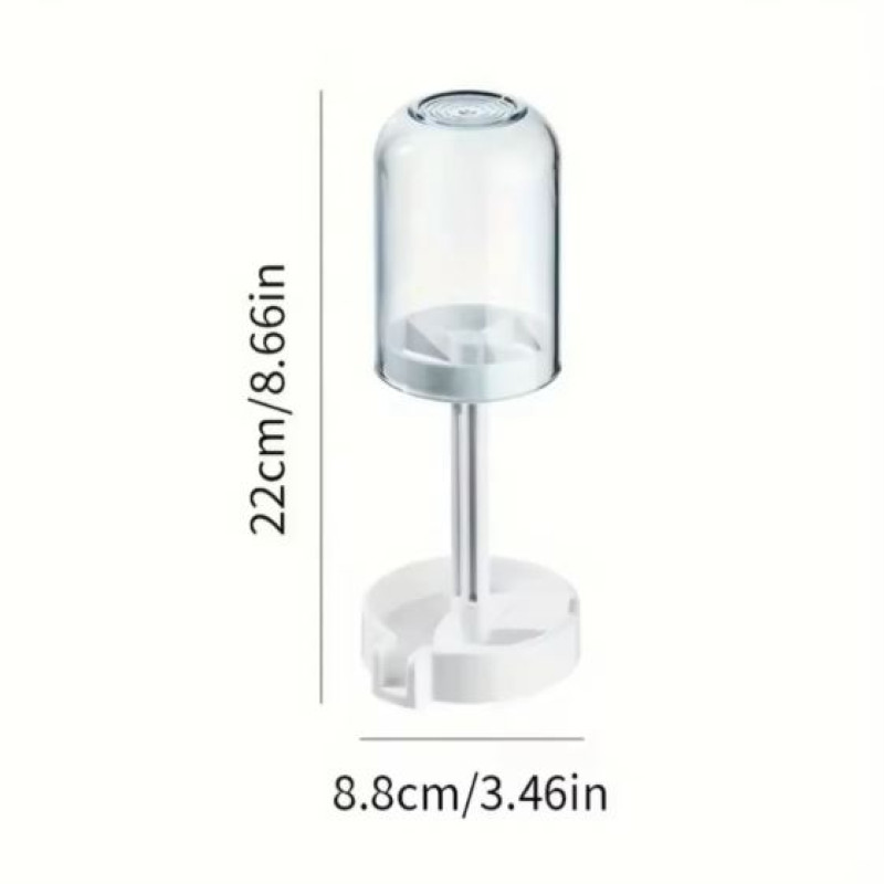 Household Bathroom 3-In-1 Toothbrush Holder Toothpaste & Mouthwash Cup Organizer Dry And Dustproof Cleaning Tool Storage Rack