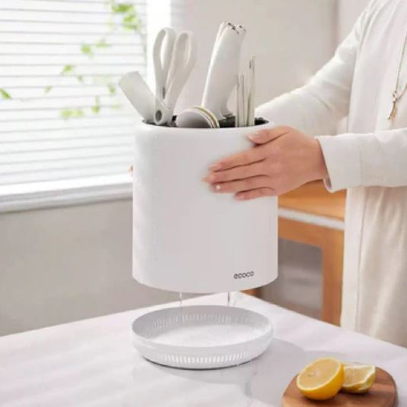 Ecoco 360° Rotating Knife Holder and Utensil Organizer - Knife Holder ...