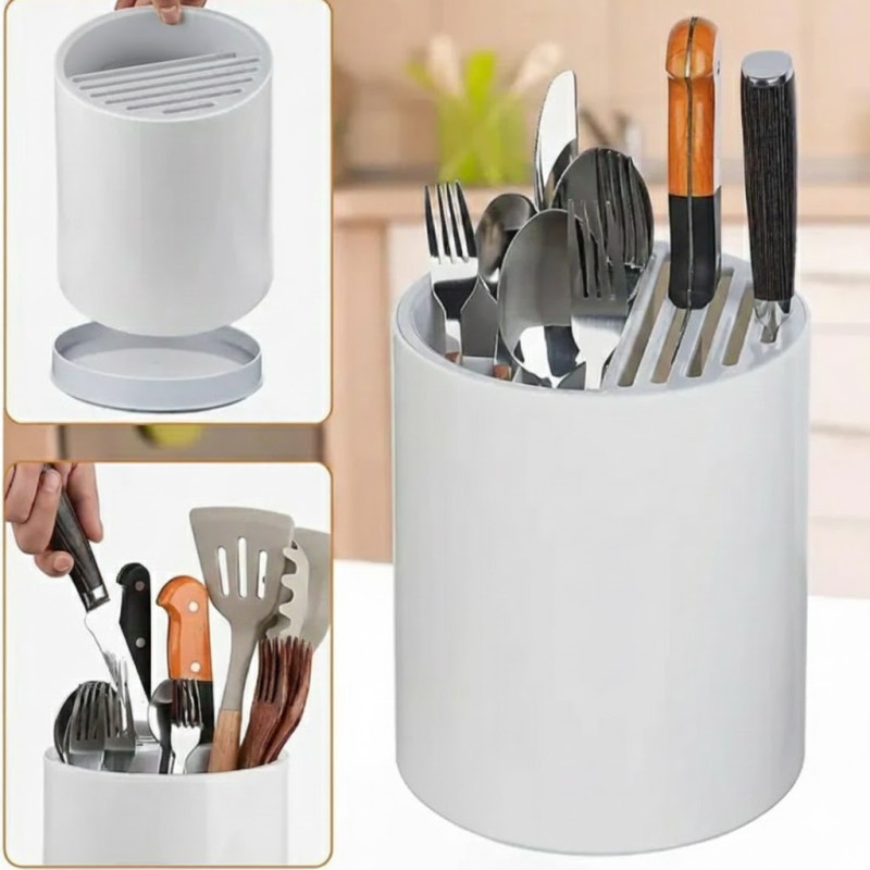 Ecoco 360° Rotating Knife Holder and Utensil Organizer - Knife Holder ...