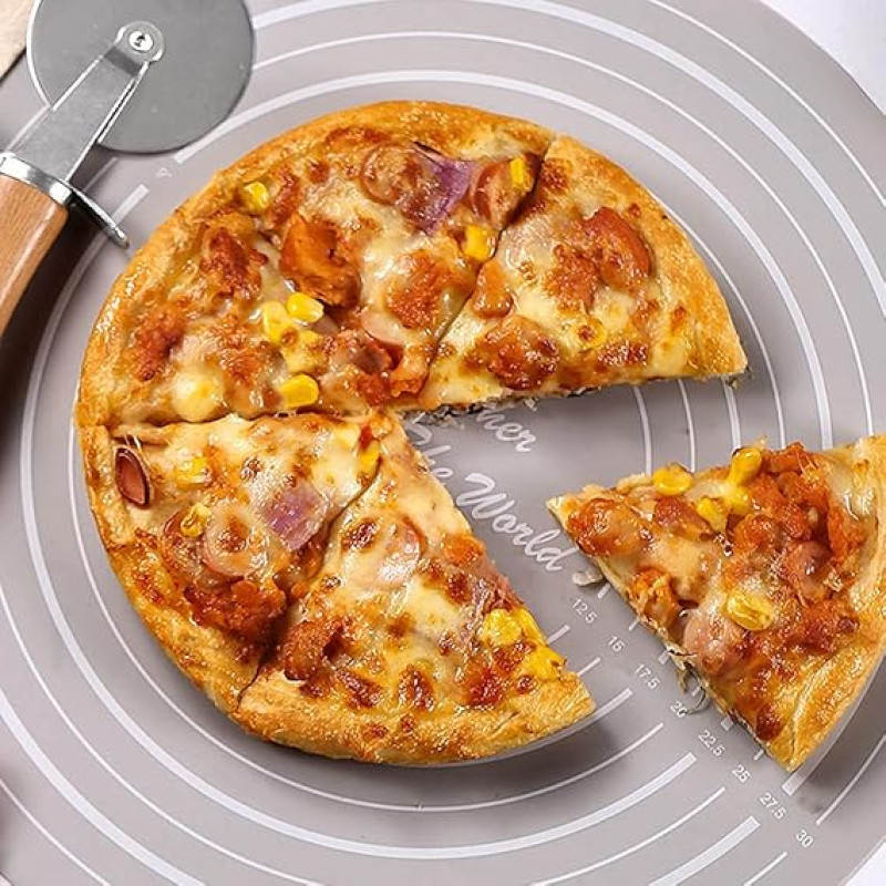 Round Silicone Baking Mat - Cake Mat Silicone Baking Mat with ...