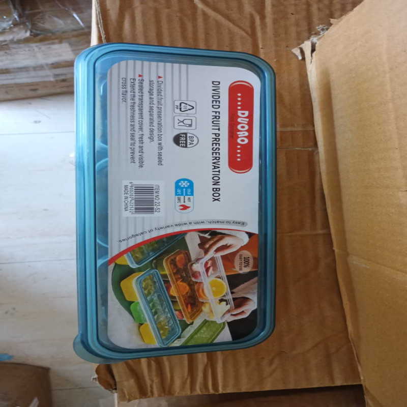 3 Compartment Storage Box with Seal Lid - Food Storage Box - NY-Store