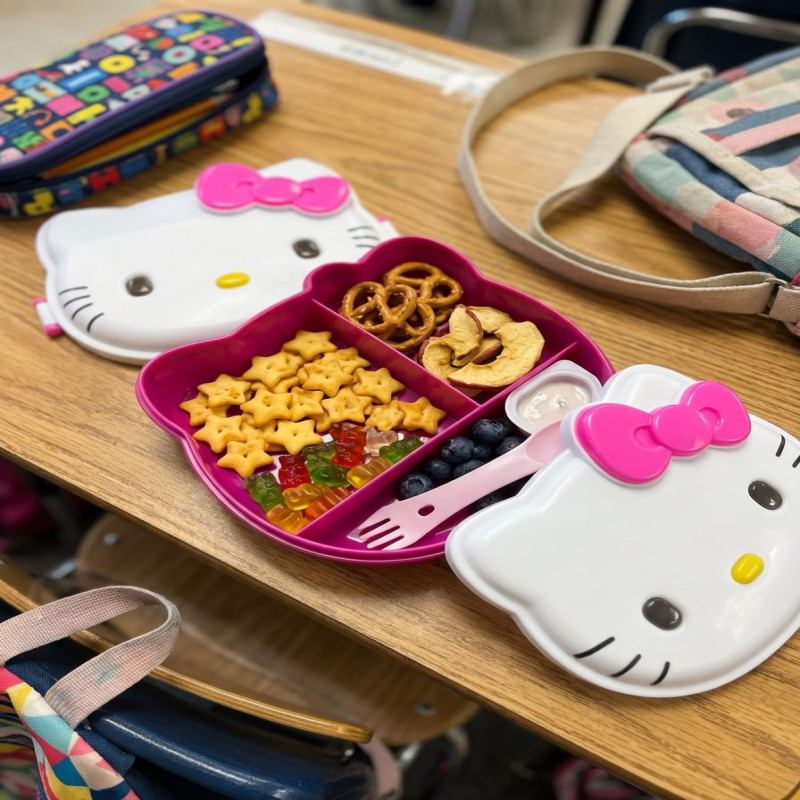 Hello Kitty Design Lunch Box for Kids School Customized Plastic Lunch ...