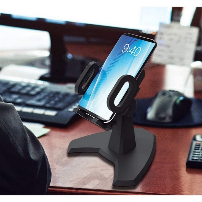 Fully Adjustable Desktop Mobile Phone Mount Holder Stand Hands Free Viewing