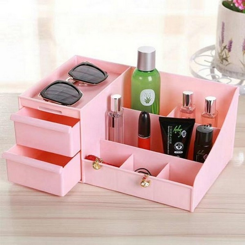Table Top Cosmetic & Jewelry Organizer - Cosmetic Storage Box