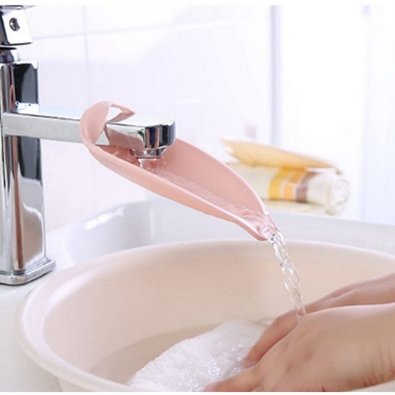 Faucet Extender for Kids, Silicone Duck Mouth Shaped Bathroom Tap Extender Splash-Proof for Baby Faucets Sink Hand Washing