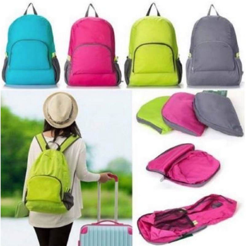 Light Weight Foldable Waterproof Bag for Travel & Outdoor - Travelling Backpack (1PCS)