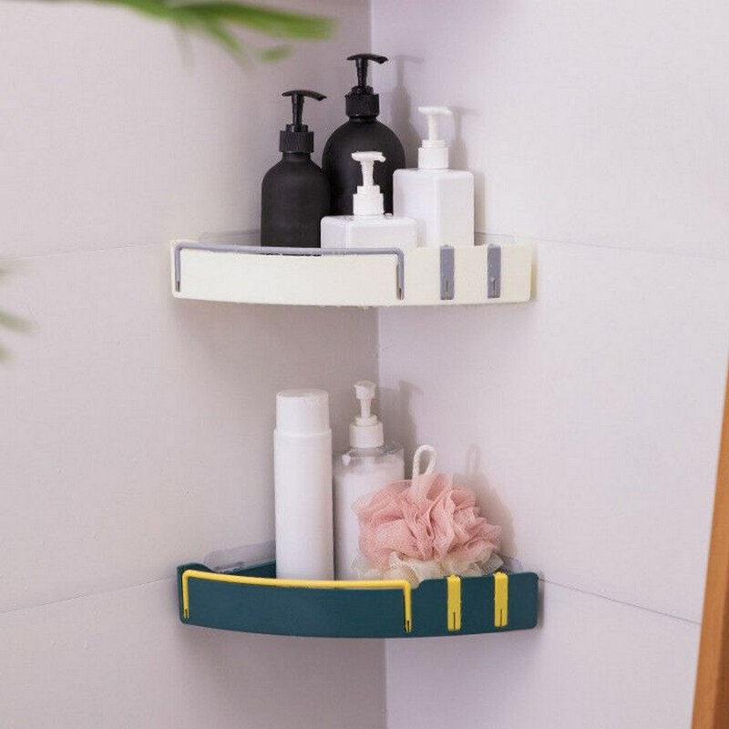 Bathroom Corner Storage Shelf Wall Organizer Shelf Shower Storage Holders Shelf Kitchen Storage Rack Organizer