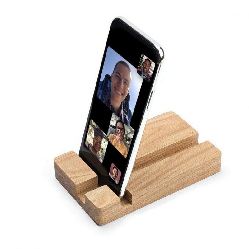 Wooden Mobile Stand - Mobile Phone Stand Holder Pure Solid Beech Wood