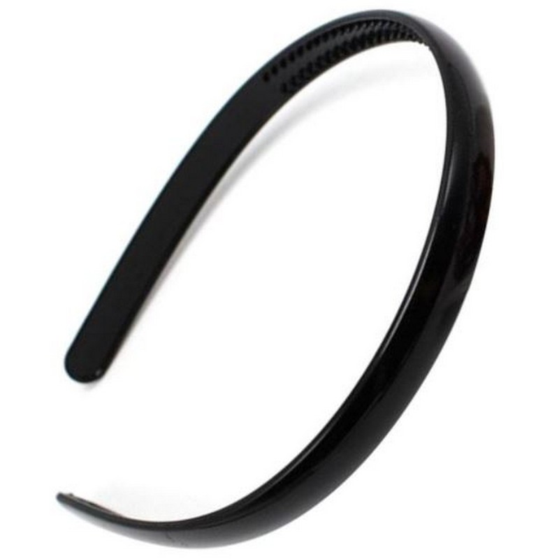 Plain Kids Hair Band Plastic Black Teeth Kids Headbands Girls Hair DIY Tool Accessories Wide Size 1.2cm