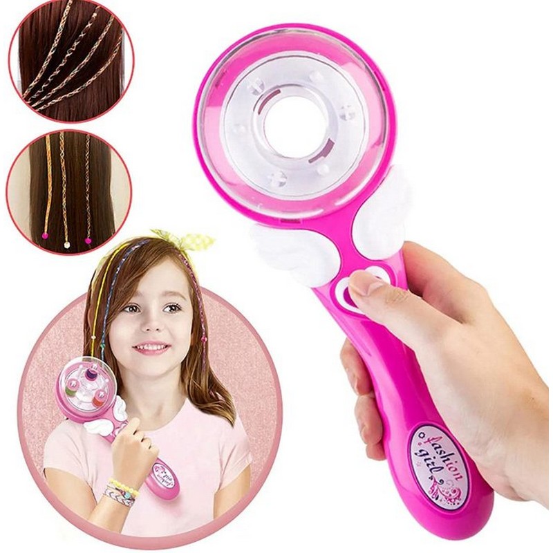 Children's Electric DIY Braided Hair Clip Braided Hair Machine Set for Girls Toys Gift