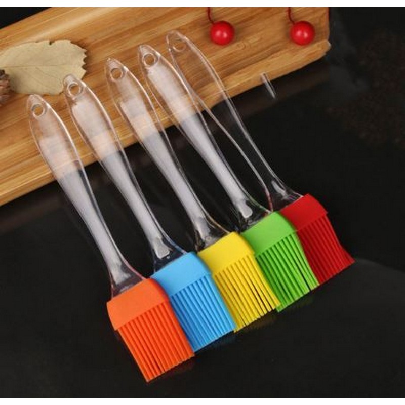 Silicone Oil Brush For Cooking - Kitchen Silicone Pastry BBQ Basting Brush