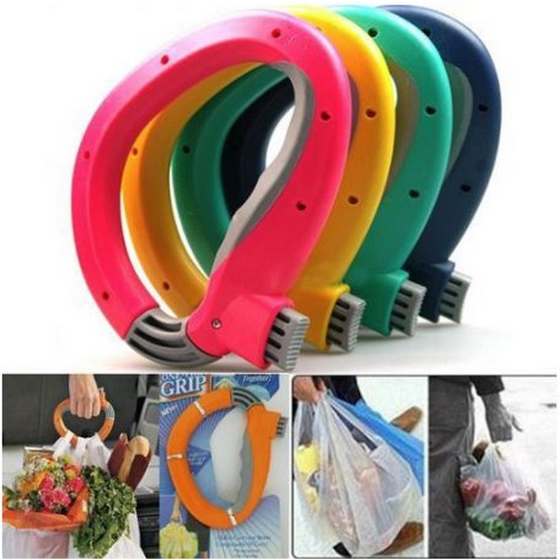 1pc Shopping Bag Handle Carrier Lock - One Trip Grips Shopping Grocery Bag Holder