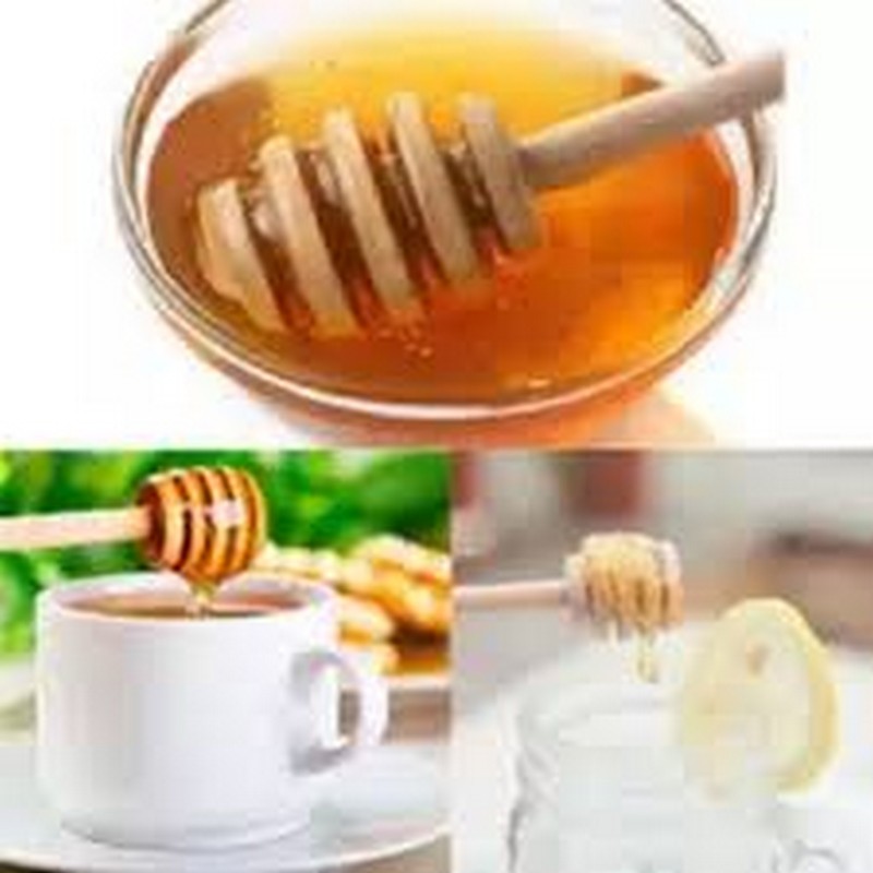 Buy wood honey spoon dipper wooden mixing stick spoon dip drizzler