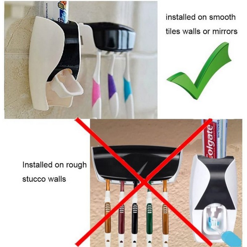 Toothpaste Dispenser & Holder Toothpaste Dispenser Set NY Store