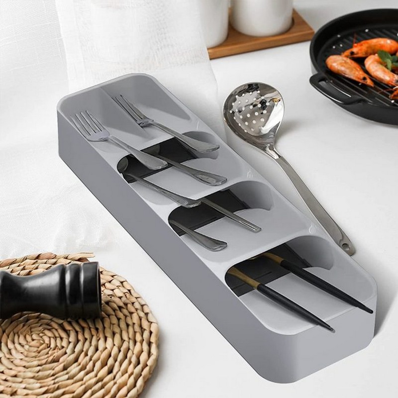 Drawer Spoon Holder Organizer Tray for Cutlery NY Store