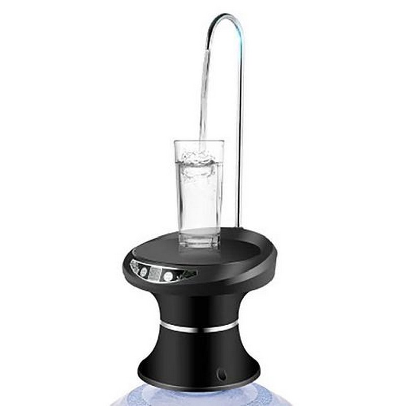 Rechargeable Water Bottle Dispensing Pump with Tray