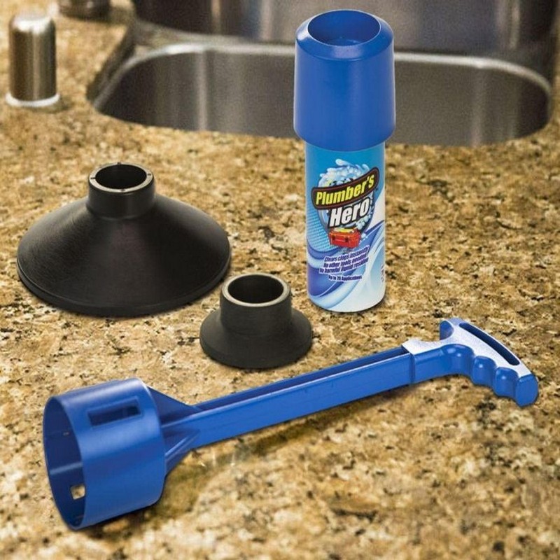 Plumber's Hero Kit Unclog Drains Instantly NY Store