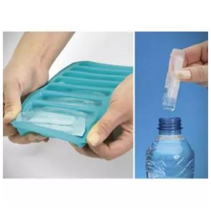 Easy Push Pop out Silicon Ice Cubes Tray 10 Cubes