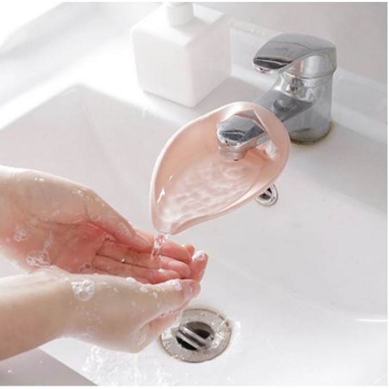 Faucet Extender for Kids, Silicone Duck Mouth Shaped Bathroom Tap Extender Splash-Proof for Baby Faucets Sink Hand Washing