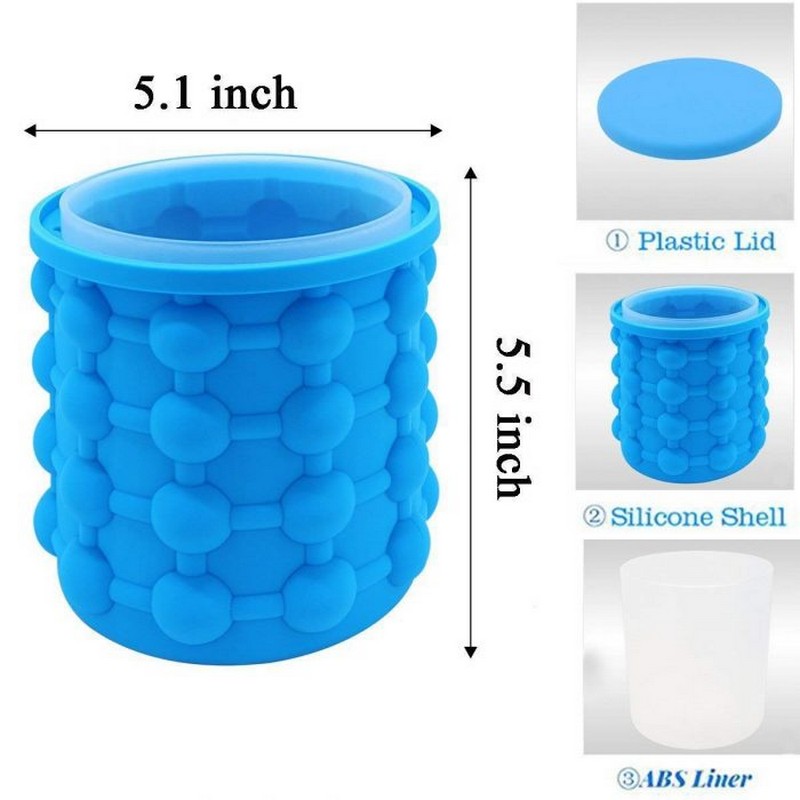Silicone Ice Cube Maker Space Saving Ice Genie NY Store
