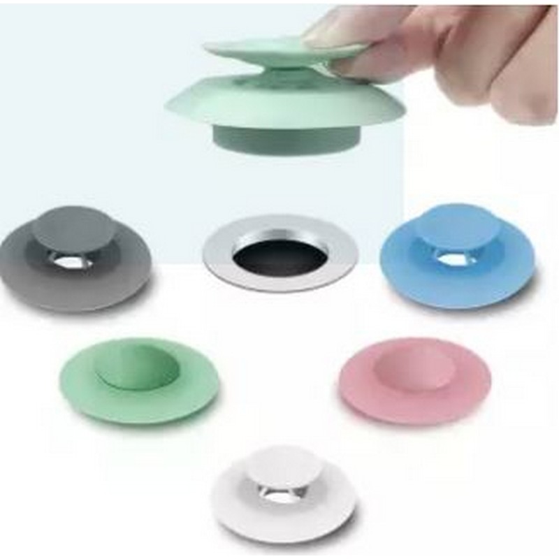 Silicone Shower Drain Stopper & Hair Catcher – Multi-Use Bathtub Sink Strainer For Kitchen, Bathroom & Floor (Dark Green)