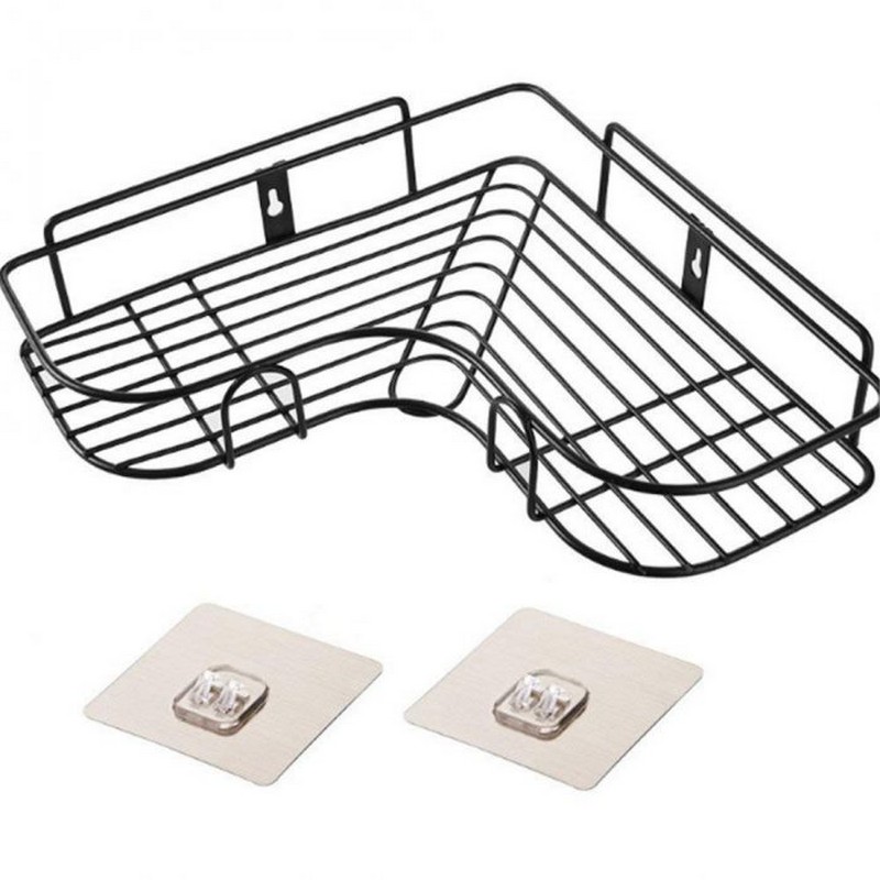 Bathroom Corner Rack Self-Adhesive Triangular Bathroom Corner Shelf